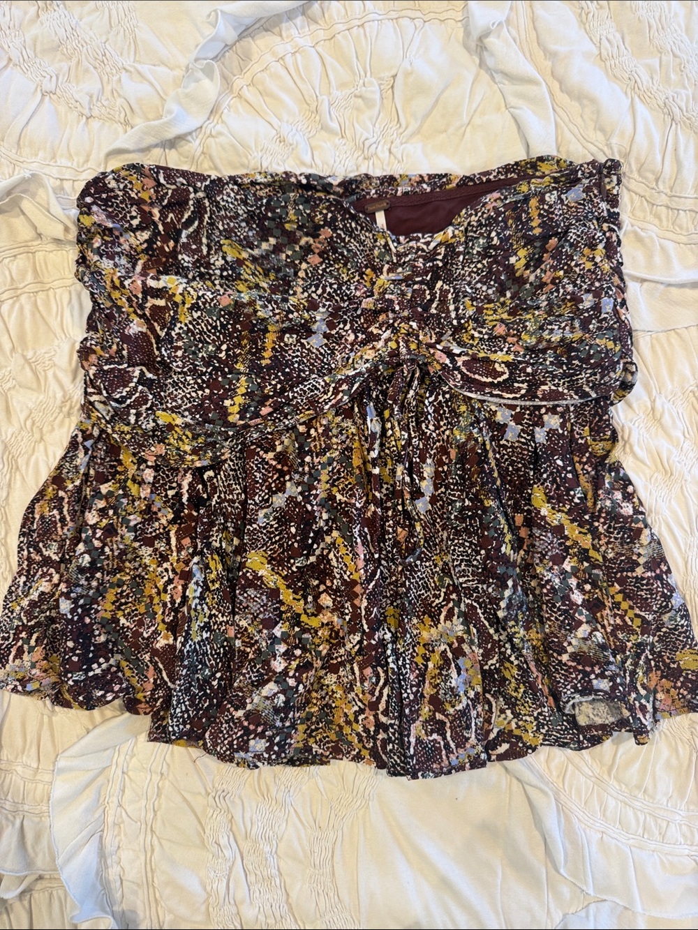 Free People Multicolor Mini Skirt